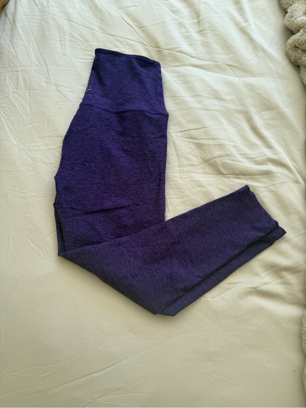 Beyond Yoga Deep Purple High-Waist Capris